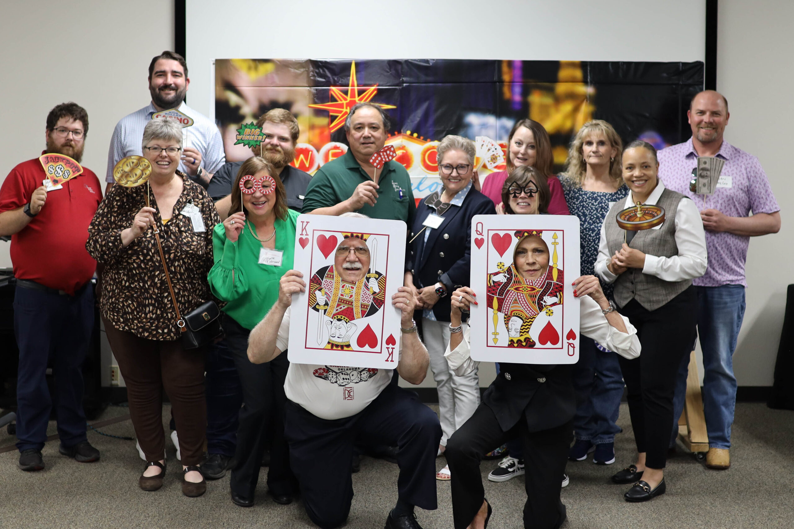Group at the PCC Casino Night Supporting our New Member Event